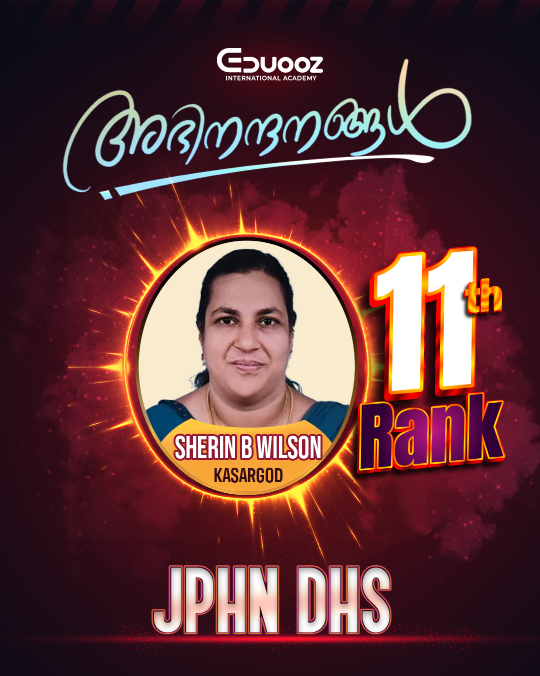 Rank holder portrait: 11 Sherin B WilsonPHN DHS.jpg